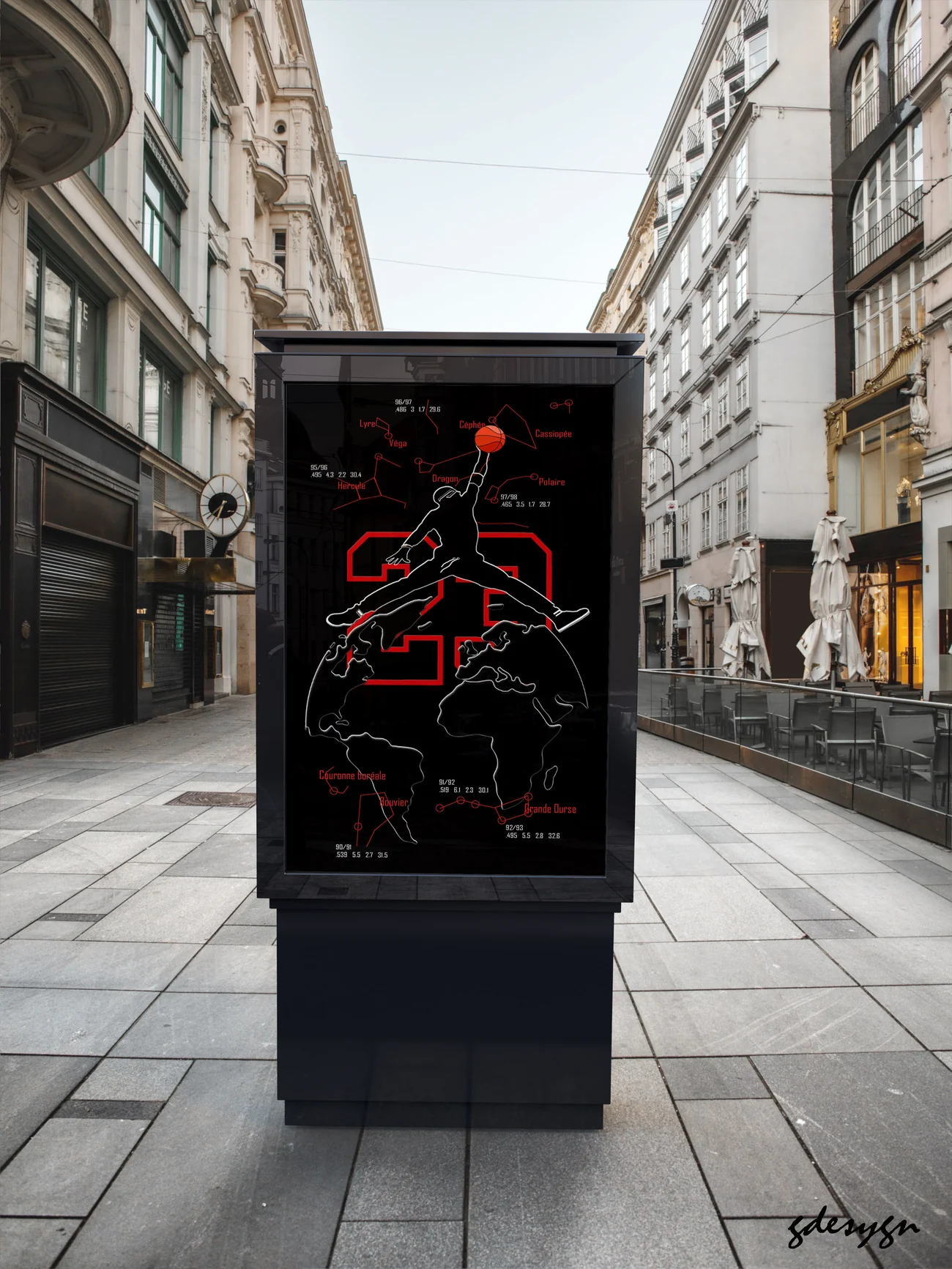 NeonDraft — Air Jordan en ville